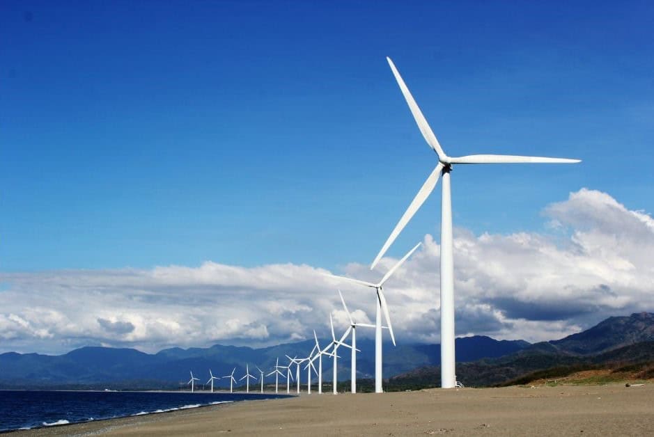 An image of several wind turbines to demonstrate what a wind turbine is and what Wind Turbine Service Technician's repair.