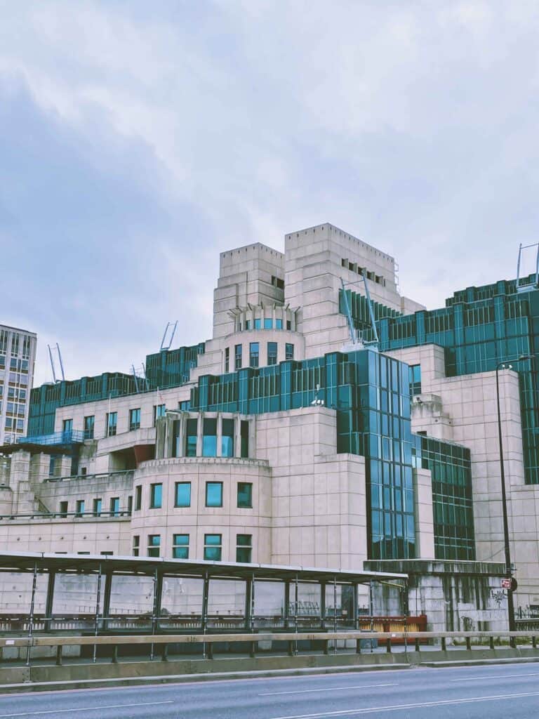 An image of the MI6 Headquarters / SIS Building