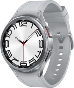 Samsung Galaxy Watch 6 Classic Silver 47 mm Smart Watch.