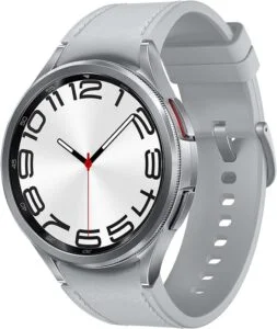 Samsung Galaxy Watch 6 Classic Silver 47 Mm Smart Watch. This Is The Best Adhd Watch For Health And Well-Being.