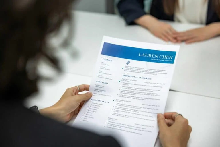 An Image Of A Candidate Cv And A Candidate Caught Lying On A Cv. They Will Inevitably Face The Consequences Of Lying On A Cv.