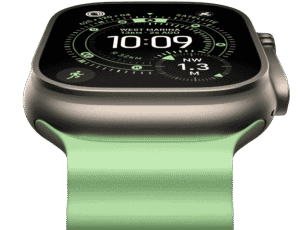 11 Best Adhd Watches 2026 For Better Focus 24 An Image Of The Apple Watch Ultra 3 Natural With A Green Band. Apple Watch Ultra 3 Is The Best Adhd Watch For Active Lifestyles And Durability.