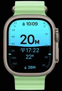 11 Best Adhd Watches 2026 For Better Focus 23 An Image Of The Apple Watch Ultra 3 Natural Titanium With A Light Green Band. Apple Watch Ultra 3 Is The Best Adhd Watch For Active Lifestyles And Durability.