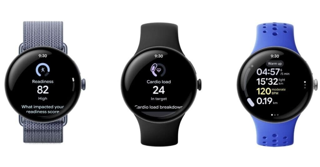 11 Best Adhd Watches 2026 For Better Focus 9 An Image Of Three Different Google Pixel Watch 4S With Different Bands And Colours. The Google Pixel Watch 4 Is The Best Adhd Watch For Android Users.