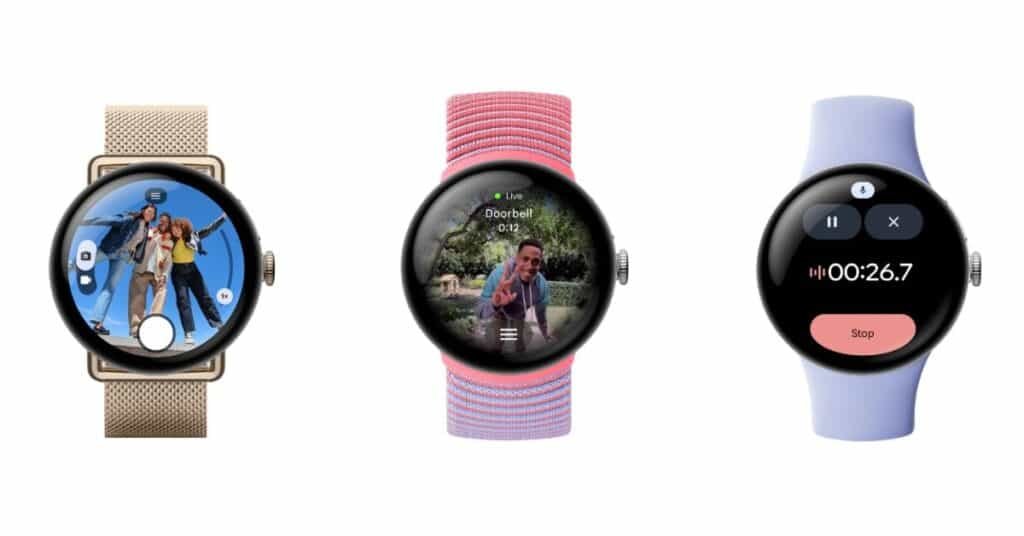 11 Best Adhd Watches 2026 For Better Focus 10 An Image Of Three Different Google Pixel Watch 4S With Different Bands And Colours. The Google Pixel Watch 4 Is The Best Adhd Watch For Android Users.