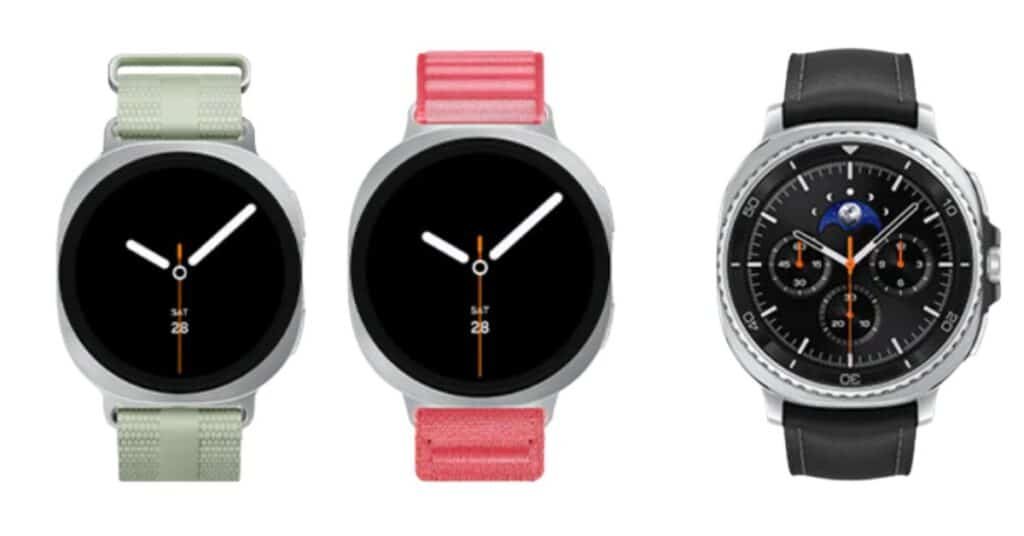 11 Best Adhd Watches 2026 For Better Focus 28 An Image Of Three Different Versions Of The Samsung Galaxy Watch 8 With Three Different Type Of Bands And Colors. The Samsung Galaxy Watch 8 Is The Best Adhd Watch For Android Users